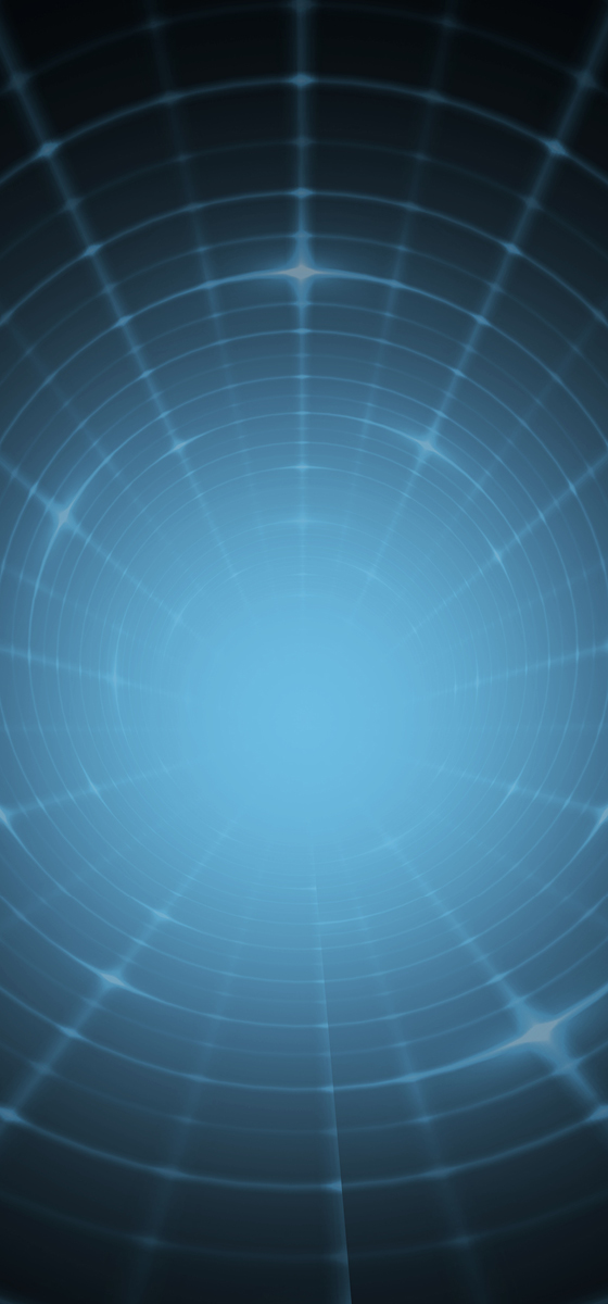 Immagine di una scia blu centrale seguita da linee dello stesso colore su sfondo nero.